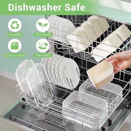 LUXEAR Small Snack Box Container 2 Pack, Dishwasher Safe&Freezer Safe - size: Small 2 Pack
