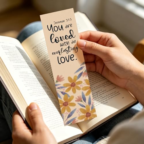 Bible Bookmarks, Christian Vintage Floral Book Marks for Women - style: Christian