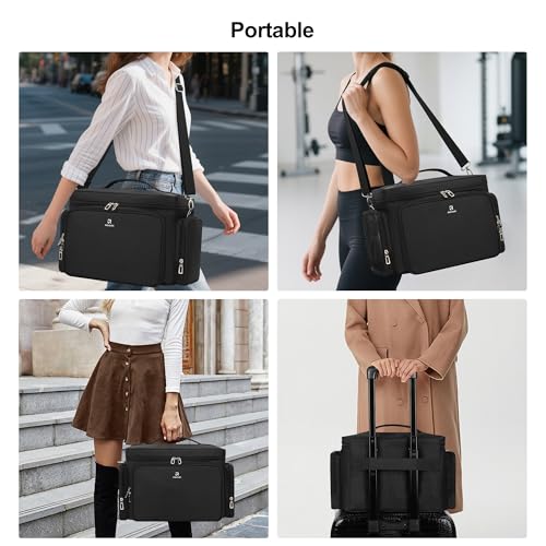 TANTO Large Makeup Bag, Portable Cosmetic Travel Bag for Makeup Artist
