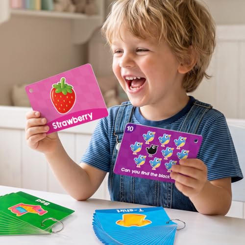 141 Ultra Thick Baby Flash Cards,Play Games First Words Toddler Flash Cards - size: Ultra Thick Extra Large 141 Cards