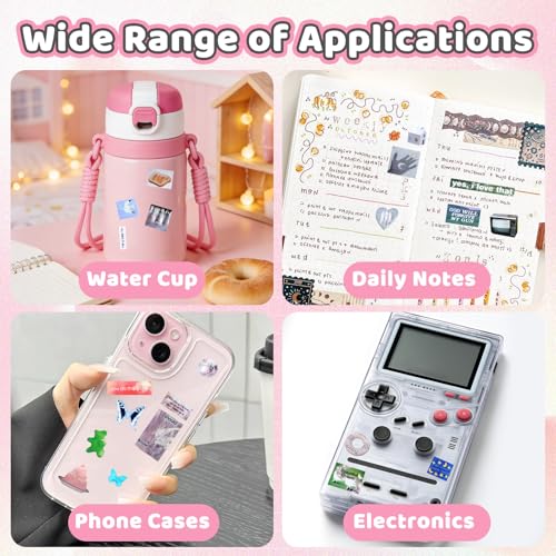 990Pcs Japanese Sticker Book for Journaling Adult, Cute Scrapbook Stickers - style: 990Pcs Grey Glimmers