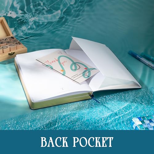 TIEFOSSI A5 Dotted Journal for Women & Men, 160 GSM Thick Paper - color: Deep Blue, size: Dotted