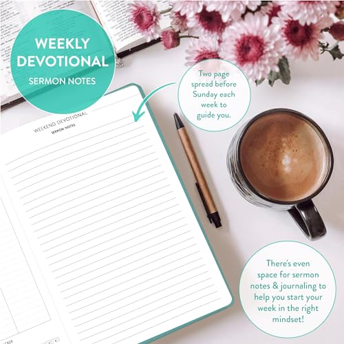 Christian Planner 2026 Daily Planner - Faith Based Monthly and Weekly Planner, Vision Board, and Habit Tracker - 2026 Calendar, Personal Organizer and Devotional Journal (Hardcover, Fig) - color: Fig, size: Hardcover