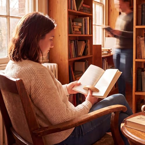 Resurhang 6 Pcs Wood Thumb Book Page Holder for DIY, Beech Wood, Curved - color: Beech Wood, size: Curved