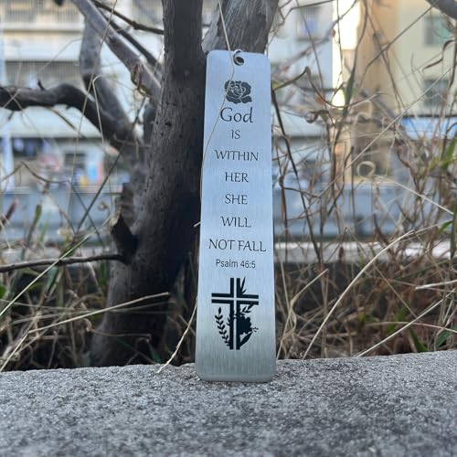 Christian Bookmark Gifts for Women Girls Boys, Inspirational Religious Book Mark Markers Faith - style: God is within