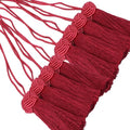 BEL AVENIR 8 Pcs Elegant Polyester Key Tassel Colorful Craft Tassels Charms - color: Red