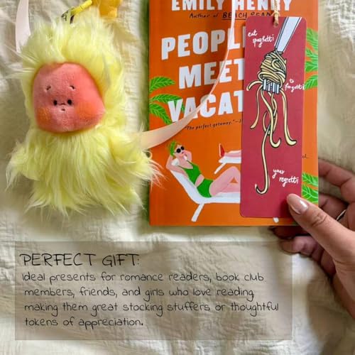 10pcs Cute Bookmarks Set, Aesthetic Bookish Gifts for Women (Yellow) - color: Yellow