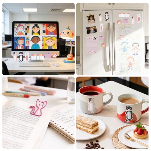 11 Pcs Pink Cute Cat Stationery Gifts Set, Kawaii School Supplies