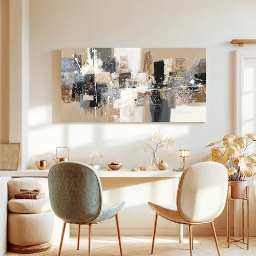 Tsomzxng Black Abstract Canvas Wall Art Decor For Living Room 20×40 Inch - color: LAI-12F, size: 40"L x 20"W