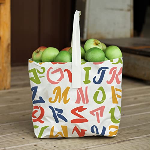 BENECREAT Graffiti Letters Pattern Plastic Painting Stencils, 12x12inch - color: Graffiti Letters