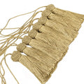 BEL AVENIR 8 Pcs Elegant Polyester Key Tassel Colorful Craft Tassels Charms - color: Golden