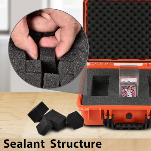Adjustable Storage Box for Collectible Cards, Tools & Craft Supplies Orange - size: 1 Pack | DIY Divider | Big Size | Orange