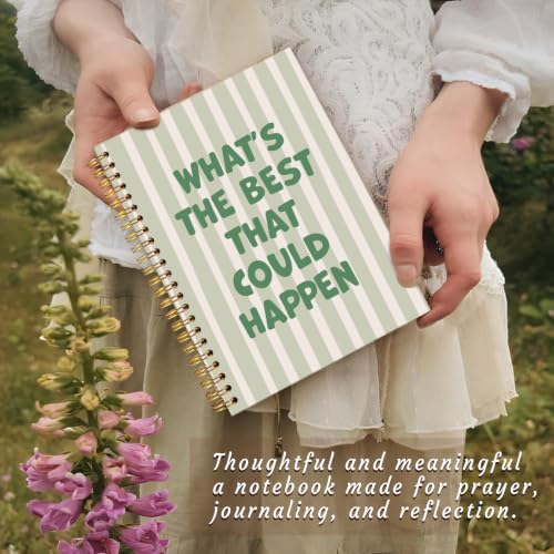 Cute Spiral Notebook Journal for Women, - color: Green-a5