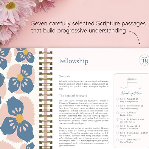 Official Spiral Bible in a Year Essentials Bundle Study Guide (Floral) - color: Floral Bundle
