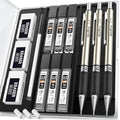 Nicpro 0.9 mm Art Mechanical Pencil Set in Storage Case, 3 PCS - style: 3 Pack (0.9mm)