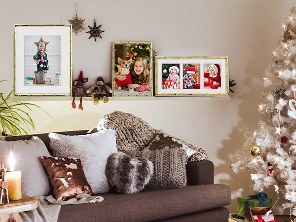 YiPinYin Elegant Silver Plated 3.5x5'' Bamboo Detail Designs Metal Picture Frame 2pack,with Real Glass & Soft Touch Velvet Backing for Desktop and Wall Décor - color: Silver, size: 3.5x5''(2PK)