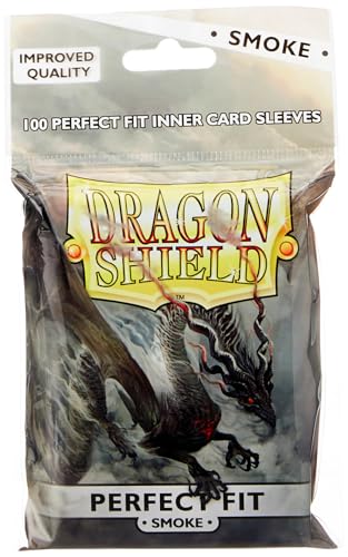 Dragon Shield AT-13023 Card Case, Smoke, One Size ( 100 count ) - color: Perfect Fit Smoke