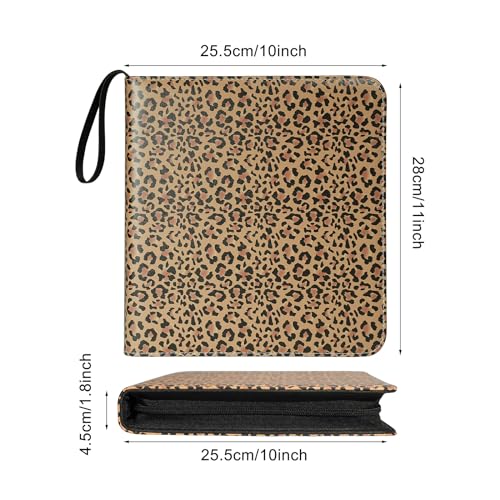 Large Polaroid Photo Album Binder, 240 Pockets. Leopard Print - color: Leopard Print