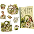 TIAMECH French Countryside Poetic Life Sticker Book - color: Countryside French