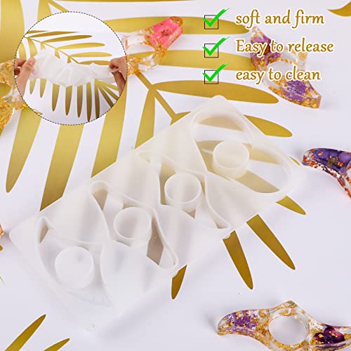 Silicone Resin Mold for Thumb Book Page Holder,Reusable Bookmark Mold Handmade Thumb Bookmark Casting Mold Silicone Mould for DIY Reading Accessory for Book Lovers Readers Students