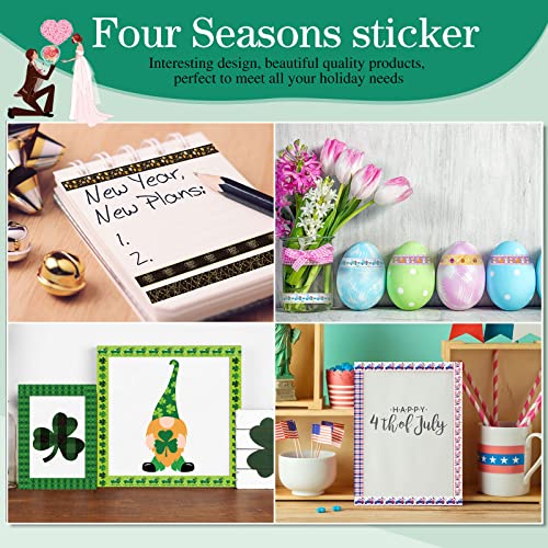 TaoBary 33 Rolls Washi Tape Set, 15mm Holiday Seasonal,Cute Style - style: Cute Style