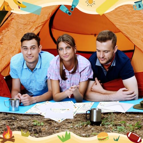 80 Pcs Camp Stationery Paper Envelopes,Neutral Fill in the Blank - style: Neutral Fill in the Blank