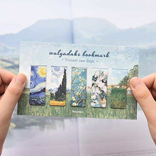 Monolike Magnetic Bookmarks Vincent Van Gogh, Set of 5 - color: Vincent Van Gogh Ver.1