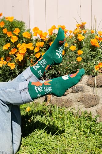 Lavley Women's Funny Socks Cute Novelty Gift for Women & Teens - color: Life's a Garden, Dig It
