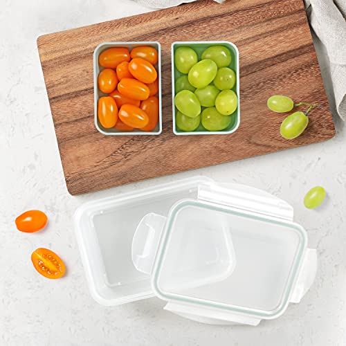 carrotez 2 Compartment Food Container, Green - 2 Cup (480ml) - color: Green, size: 2 Compartment (2 Cup)
