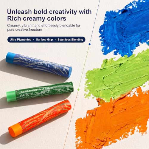 rubens 36 Colors Soft Oil Pastels, Creamy & Easy Blending - color: 36 Colors