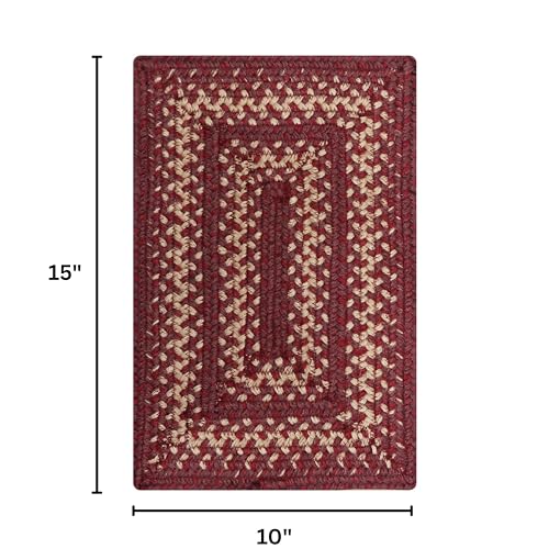 Homespice Autumn Maple Jute Braided Table Mats, Rect 10x15 Set of 4 - color: Autumn Maple