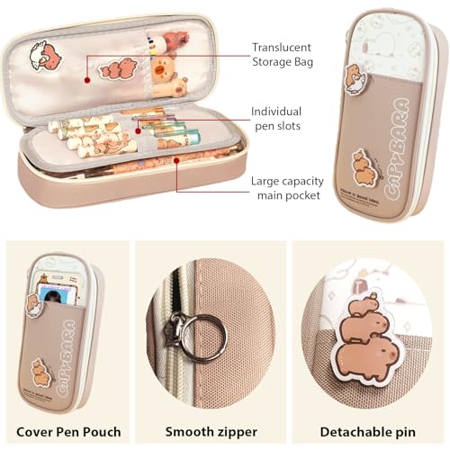 Cute Capybara Stationery Set, Kawaii School Supplies Gift for Students