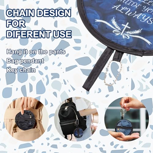 12Pcs Christian Round Foldable Hand Fan Japanese Foldable Fan Style Handheld Foldables Compact Cooling Fans,Round Folding Fan for Outdoor Games,Xmas Decoration,Festival,Party Favors,Travel,Events - color: Christian