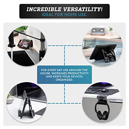 AirGLO Flex Flap - Adjustable, Portable Phone Stand for Travel, Home, Desk, Bed, Treadmill, iPad, Tablet - color: Pro