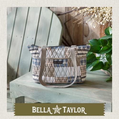 Bella Taylor Small Tote, Quilted Shoulder Bag for Women - color: Ashmont