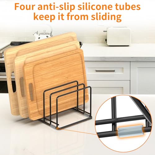 Cutting Board Organizer, Kitchen Cabinet Organizer - style: 1PC(Medium)