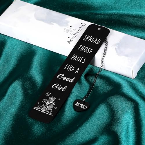 Bookmarks for Women Dark Romance Book Marks for Reading Women Book Lover - color: Black