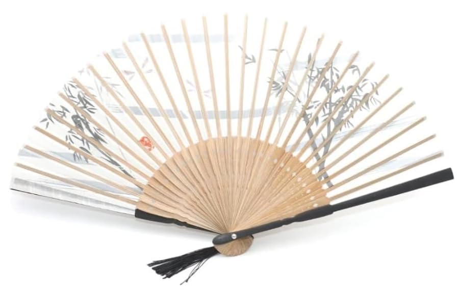 Japanese Vintage Style Bamboo Folding Hand Fan for Women, Portable Cooling Oriental Hand Held Fan for Wedding Favors, Dancing & Gifts（White Bamboo） - color: White Bamboo