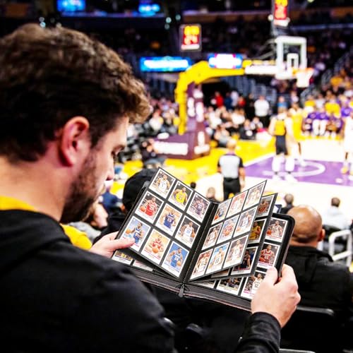 Basketball Card Binder 468 Pockets Waterproof Trading Cards Storage - color: Basketball, size: 468