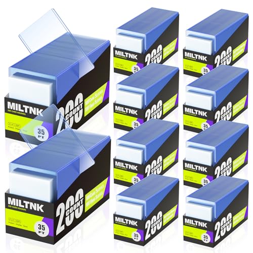 2000 Card Sleeves Hard, 3×4 Trading Card Holder (1000 Hard+1000 Soft) - size: 1000 Hard Sleeves + 1000 Soft Sleeves