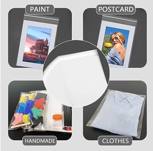 50 Pack Acid-Free Crystal Clear Sleeves Storage Bags for 12x12 Art Prints - size: 12x12 50 Pack