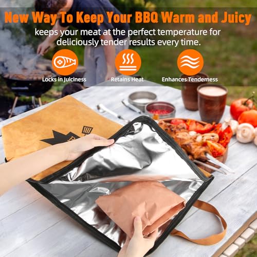 Bolycen 23in BBQ Blanket for Resting Meat, Insulated Meat Resting Bag - size: 23in