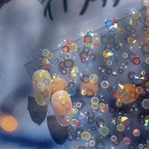 5D Embossed Under The Sea Stickers for Nail Art, Jelly Fish Style - style: to4847