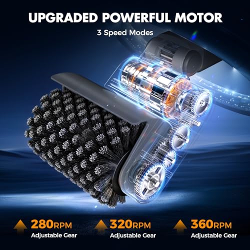 Electric Grill Brush, Cordless BBQ Cleaner
