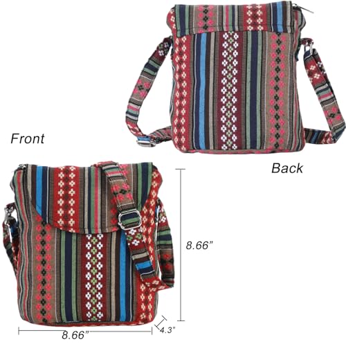 Satchel Saddle Pocket Swing pack Bag Collection Messenger Shoulder Bag Travel Purse Wallet - color: Multiple Color K