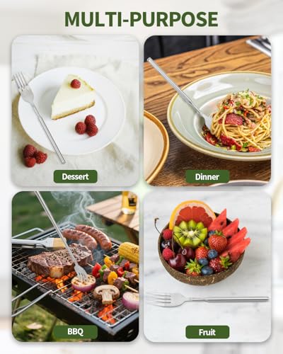 2 PCS Extendable Fork, Prank Long Telescopic Forks, Expandable 8.7-25.4" - style: 2 PCS Fork
