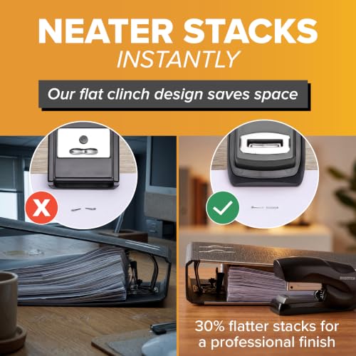 Bostitch Heavy Duty Stapler Value Pack, 40 Sheet Capacity, Black - color: Black