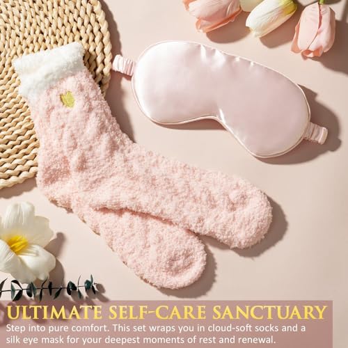 Birthday Gifts for Women, Spa Self Care Package Get Well Soon Gift Baskets - color: Pink - Sandalwood Rose