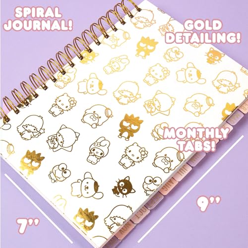 Horizon Group USA Journal Set, Cute School Supplies, Stationary Kit for Girls, Diary and Accessories, Hello Kitty Pink Gold Foil Journal - color: Hello Kitty Pink Foil Journal