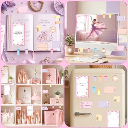Xqumoi Ballet Dance Teacher Sticky Note Set for Office School Gift Supply - color: 1pack-dance Teacher